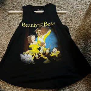 Disney beauty and beast tank